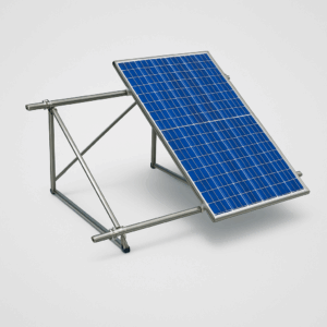 Estructura solar inclinada aluminio 6 paneles