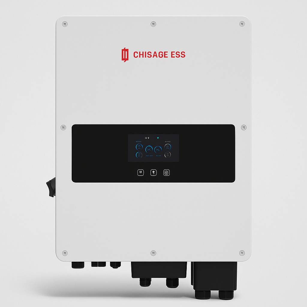 Inversor solar híbrido Chisage monofásico 10kW 48V 500V 210A WIFI